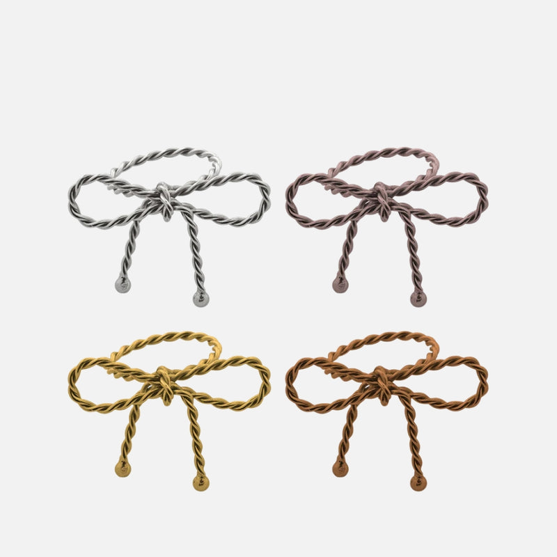Fiocco Bow Napin Rings, Set of 4
