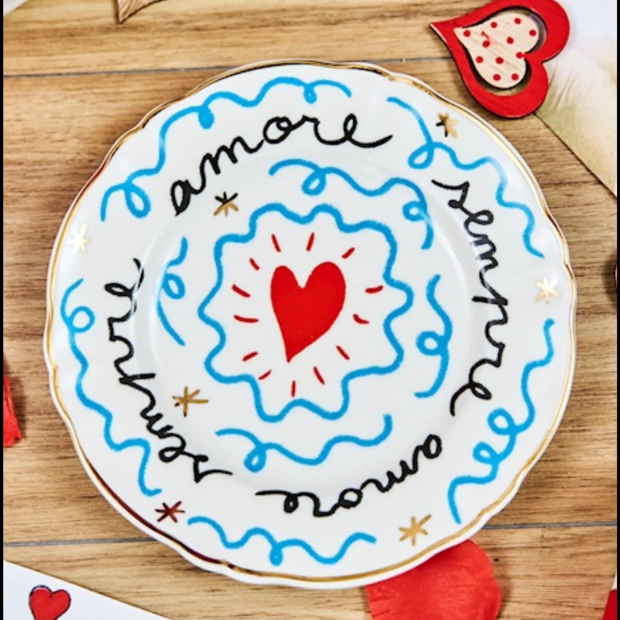 Little Plate Heart (  Dessert Plate Ø 16,5 cm )