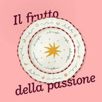 Bitossi Home Star decorated porcelain dinner plate, 26.5cm, viewed from above (2)