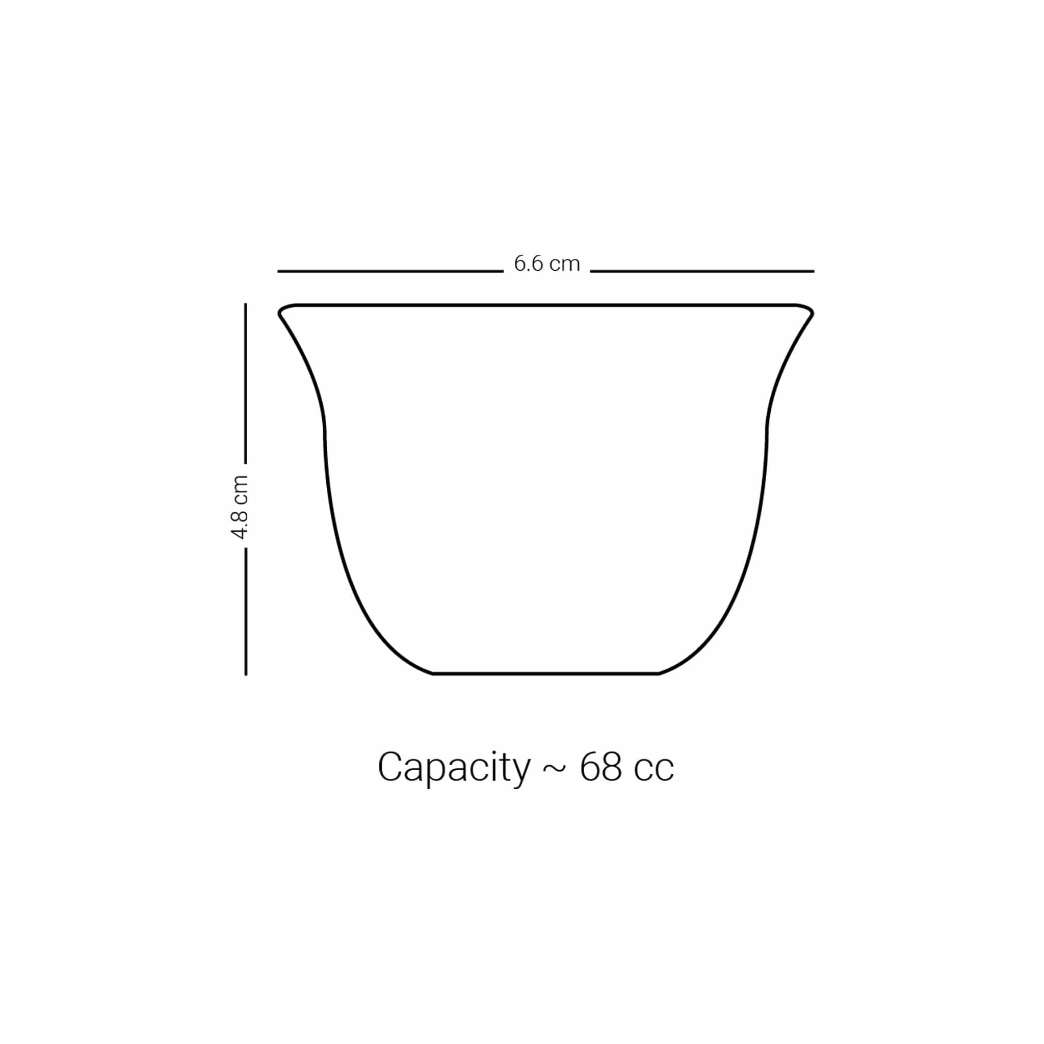 Dimlaj Kareem Set of 6 Pcs Cawa Cups (Gold) - Premium Cawa Cups from Kareem By Dimlaj - Just $250! 