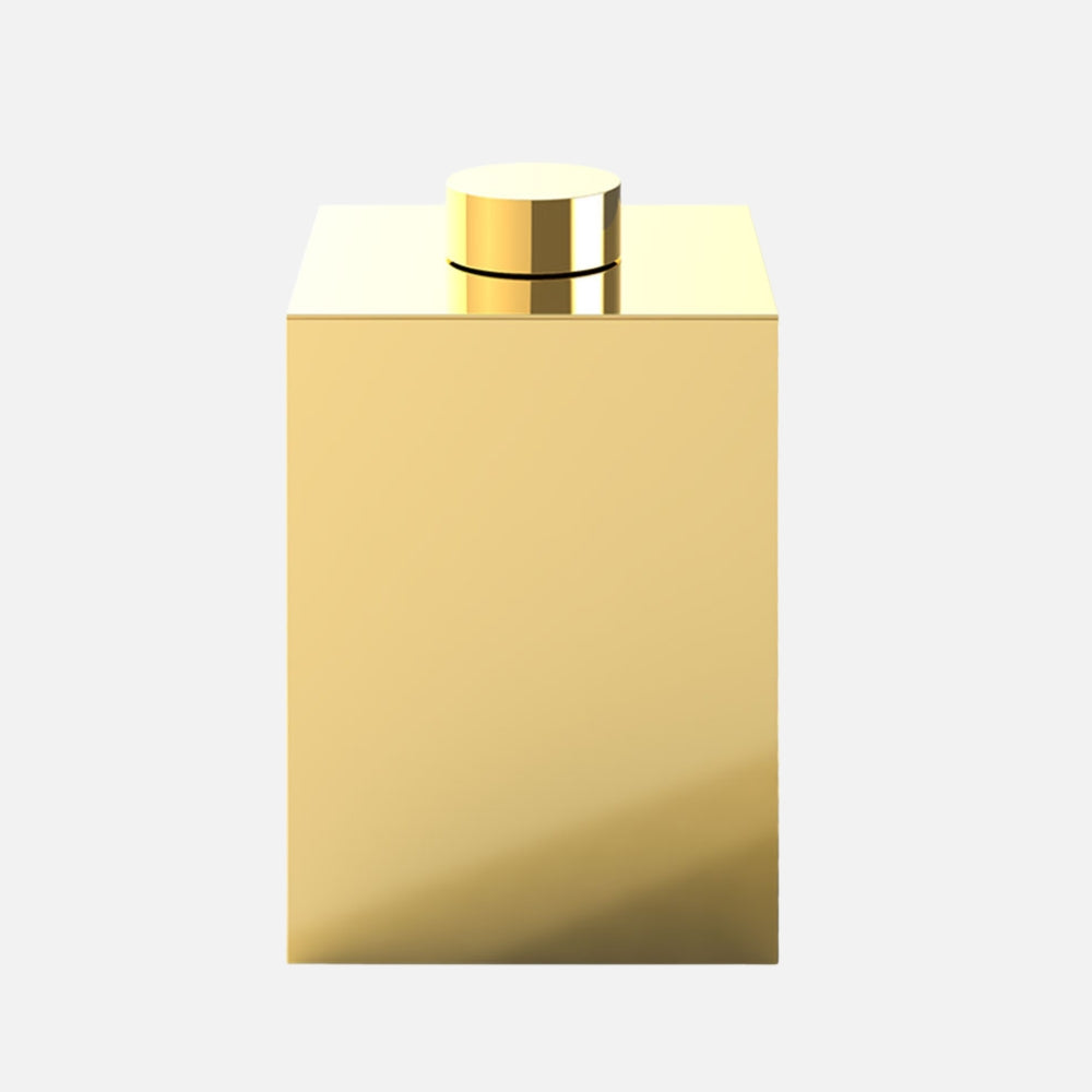 Décor Walther Century 24ct Gold Bin with Cover, front view