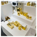 Décor Walther Century 24ct Gold Multi-Purpose Container, styled in a bathroom setting