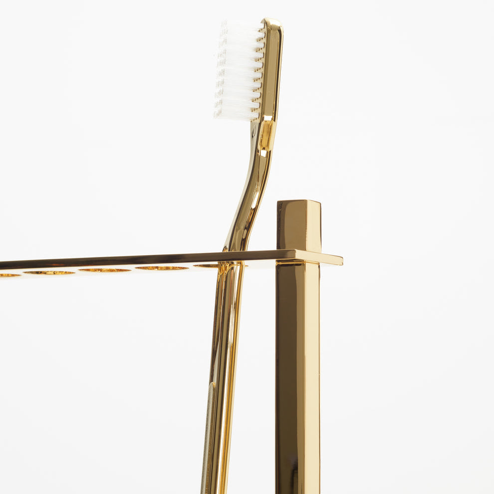 Décor Walther Century 18ct Gold Toothbrush, side view