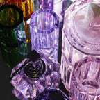 Décor Walther Kristal Toothbrush Tumbler, Pink, shown with the collection