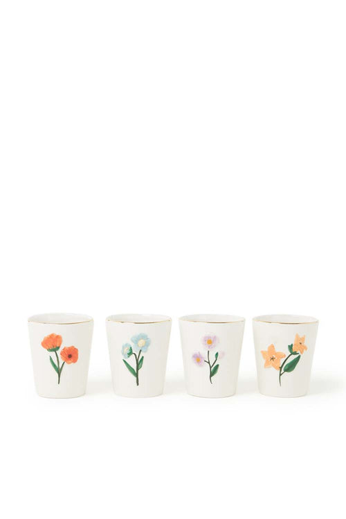 Wildflower Mug, Set Of 4