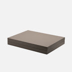 Giobagnara Small Backgammon Case, Mud, back view (2)