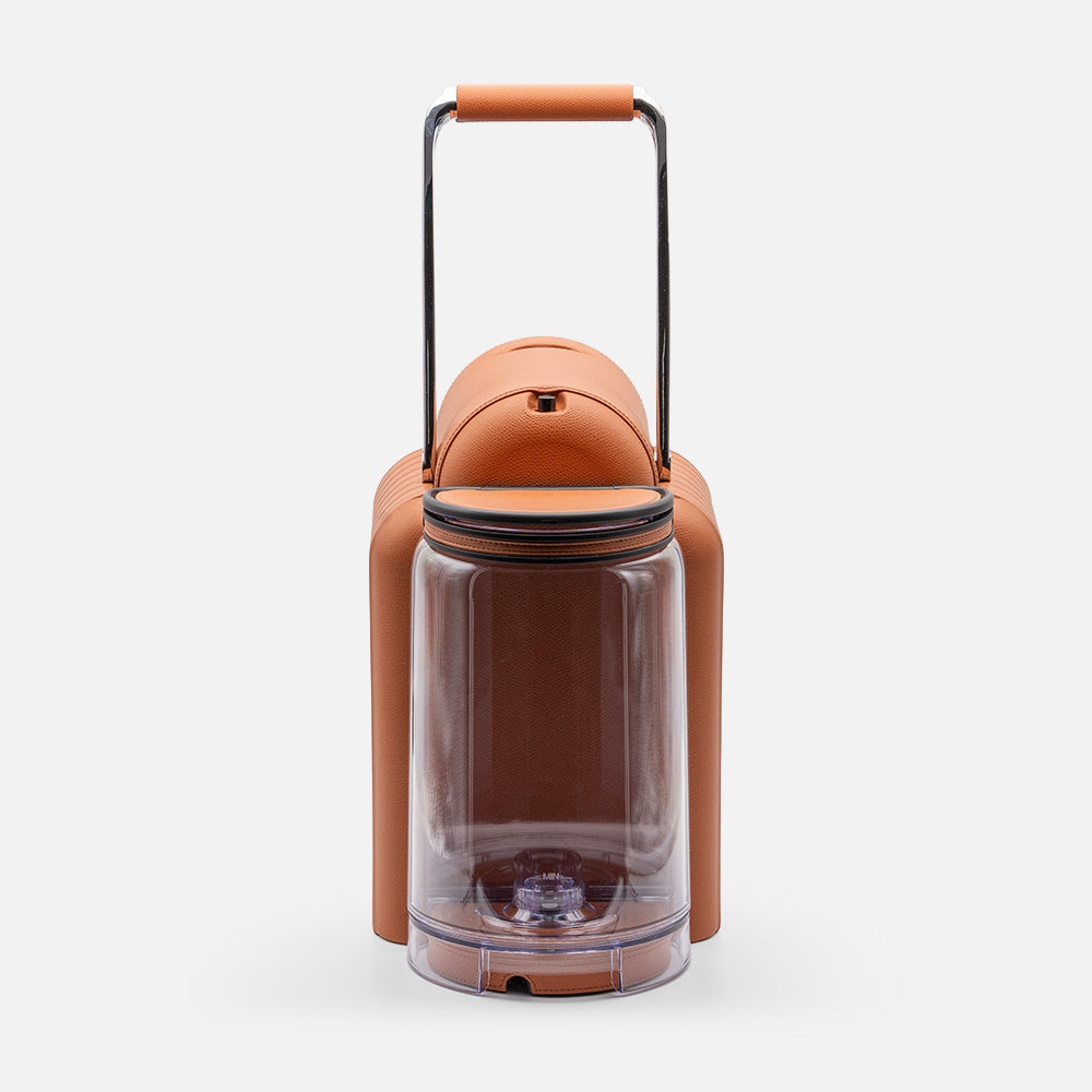 Giobagnara Zenius Lines Coffee Machine, Sienna, back view