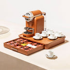 Giobagnara Zenius Lines Coffee Machine, Sienna, styled in a room setting