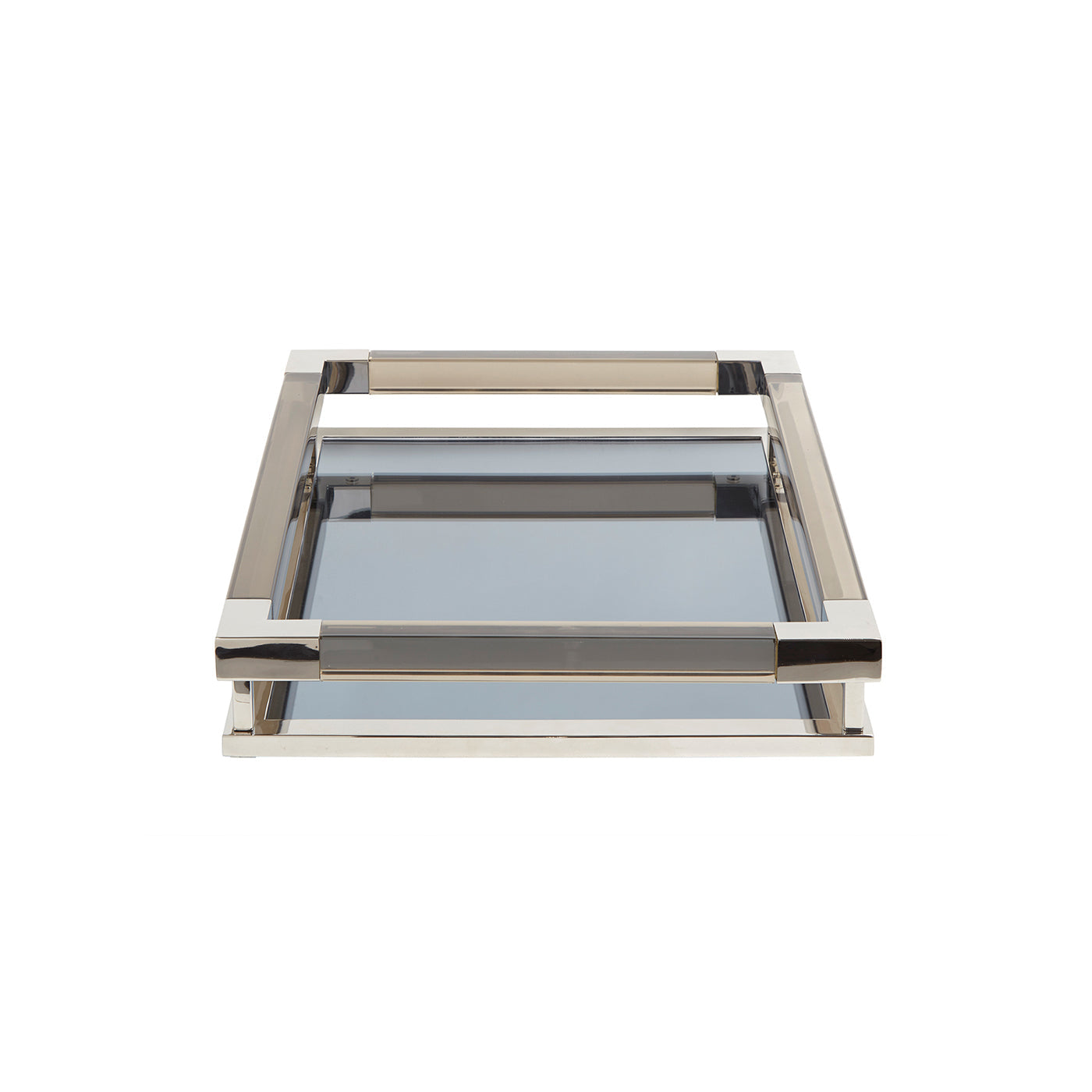 Jacques Small Tray - Clear Acrylic & Brass