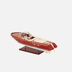 Kiade Riva Aquarama Special Model Boat, Ivory Upholstery, 58cm, side view