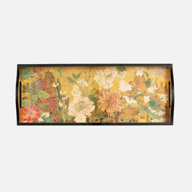 Mountain High Lacquer Tray, 56x26cm