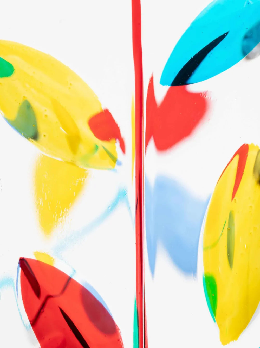 Rainbow Leaves Crystal Jug