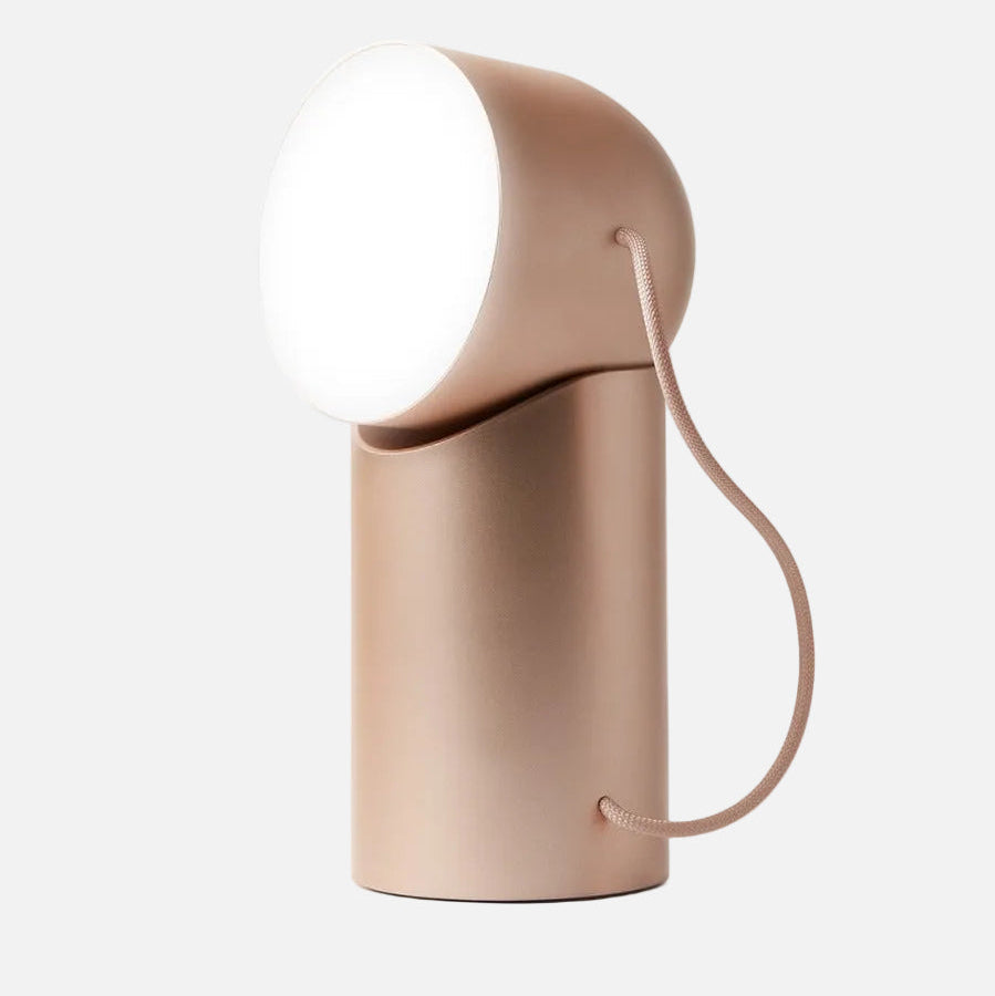 Orbe Protable LED Table Lamp, Gold