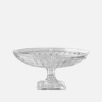 Susan Gold Footed Bowl, Clear, 31cm