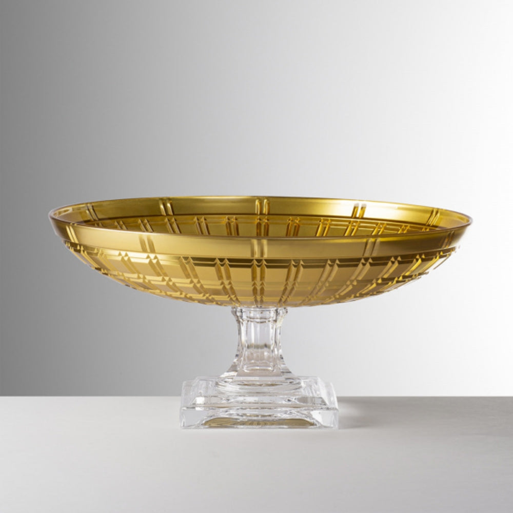 Susan Gold Footed Bowl, Gold, 31cm