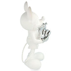 Mickey With Love Small Figurine - White/Silver