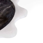 Como Black & White Ripple Bowl - Hand-Poured Marbleized Acrylic