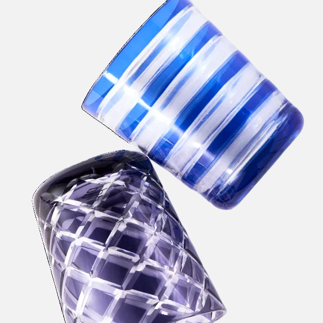 Cobalt Mixed Tumblers, Set of 6