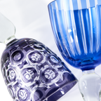 Cobalt Mixed Wine Glasses, Set of 6