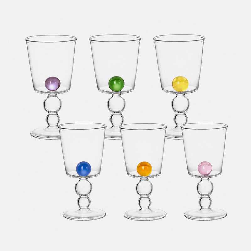 6 Glasses 3 Boules