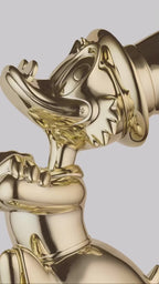 Uncle Scrooge Chromed Resin Figurine, 30cm