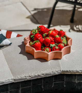 صينية تاسكا الصغيرة من السيراميك لفك النقود - وردي