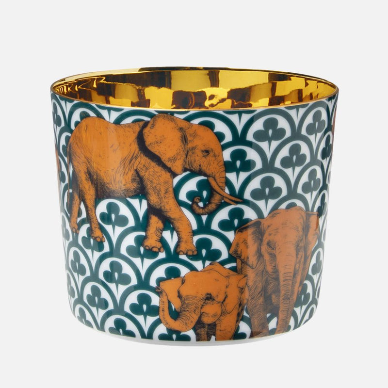 Sip-of-Gold Elephants Champagne Goblet