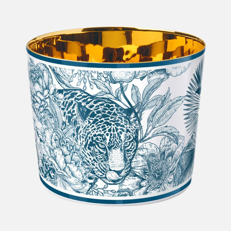 Sip-of-Gold Leopard Champagne Goblet