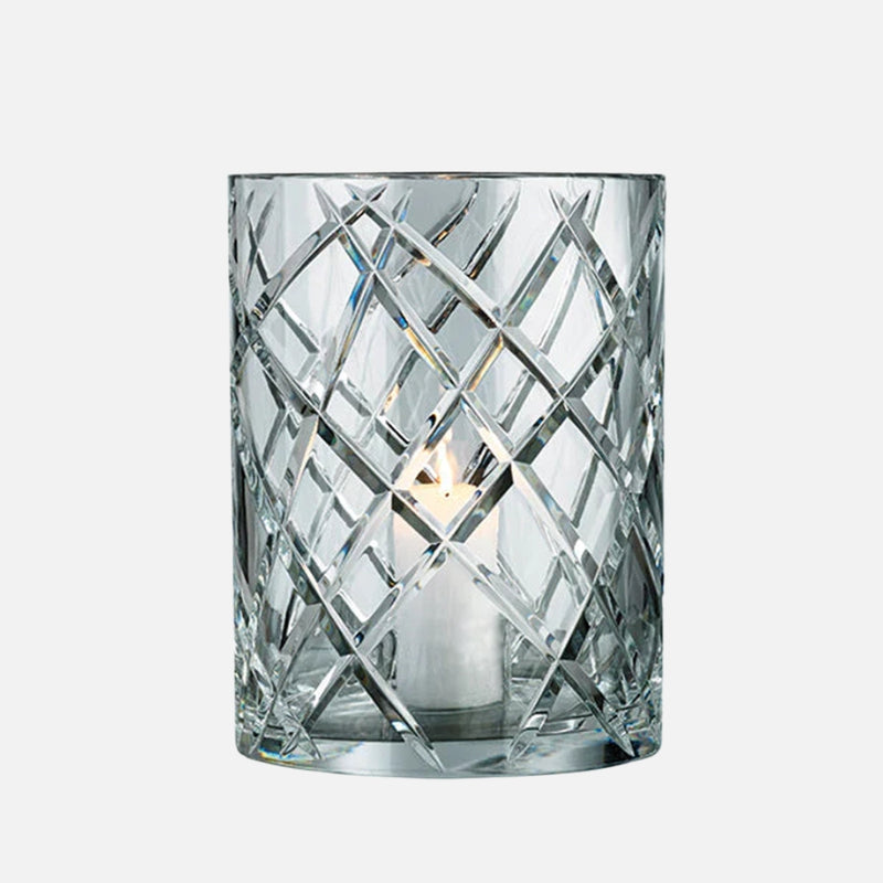 Classic Crystal Hurricane Lamp, Large