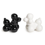 Poodle Salt & Pepper Set - Porcelain Dog Shakers