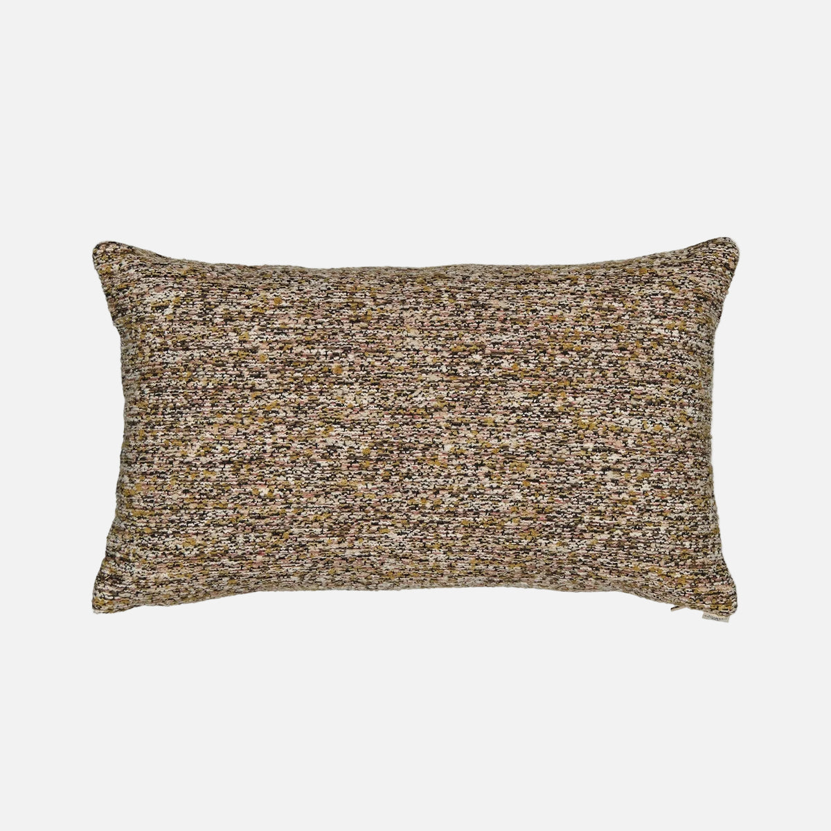 Carino Brown and Green Tweed Cushion, m