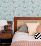 The Socialite Family Carino cream curly wool square cushion, 45x45cm, styled in a room setting