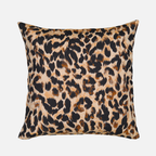 The Socialite Family Carino leopard jacquard rectangular cushion, 50x30cm, front view