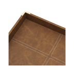 Abhika Hermitage Tray – Brown & Gold