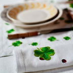 Clover Napkin - White