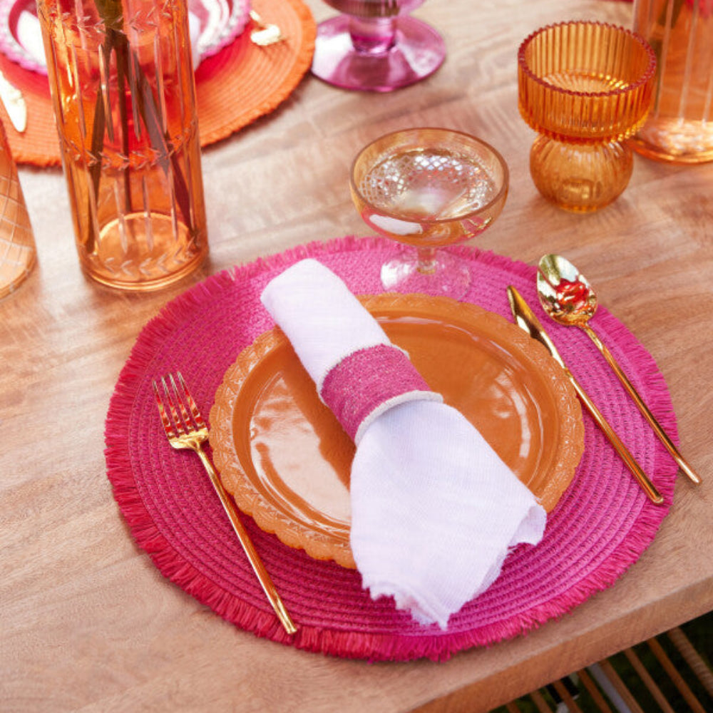 24-Piece Stainless Steel Cutlery Set – Shiny Gold Flatware