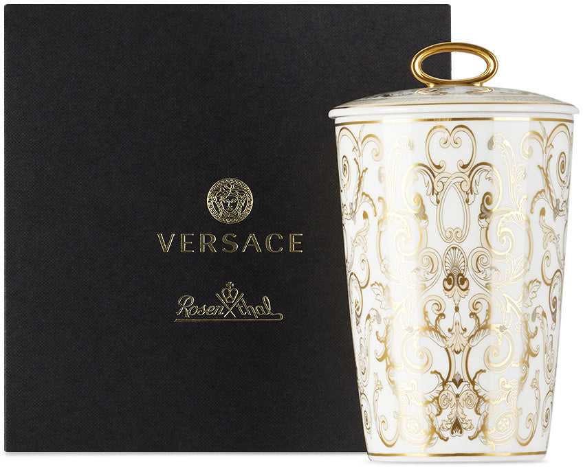 Golden Medusa Scented Candle – Porcelain