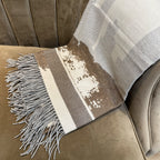 Dubai Cityscape Cashmere Wool Throw, 140x180cm