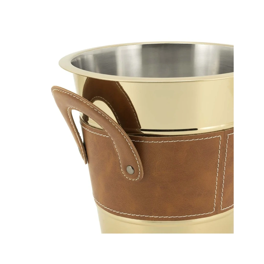 Abhika Hermitage Wine Cooler – Brown & Gold