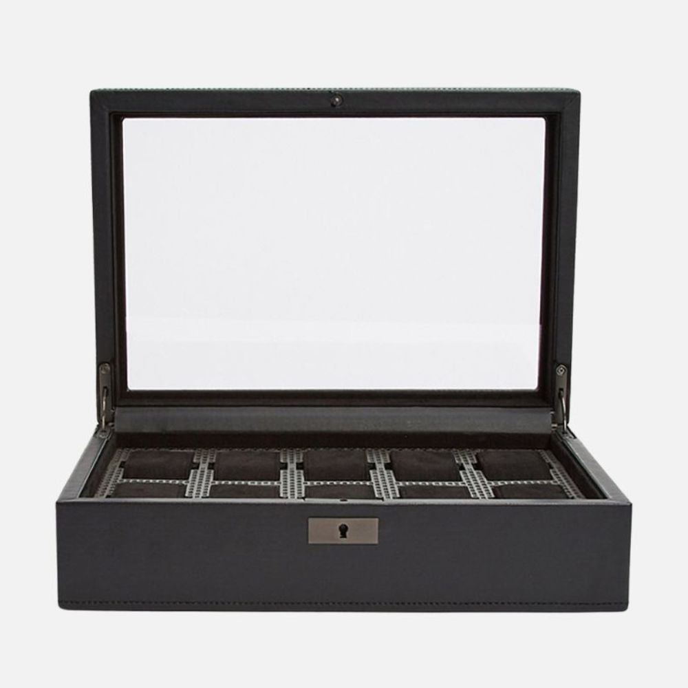 Axis 10 Piece Watch Box, Black