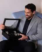 Axis 10 Piece Watch Box, Black