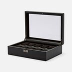 Axis 10 Piece Watch Box, Black