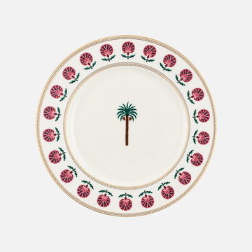 Sahara Rose Dinner Porcelain Plates Set of 6-(Ø 21cm)