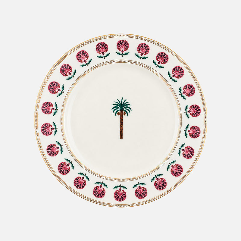 Sahara Rose Dinner Porcelain Plates Set of 6-(Ø 21cm)