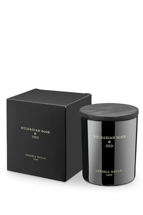 Bulgarian Rose & Oud Candle In Glass, 230g