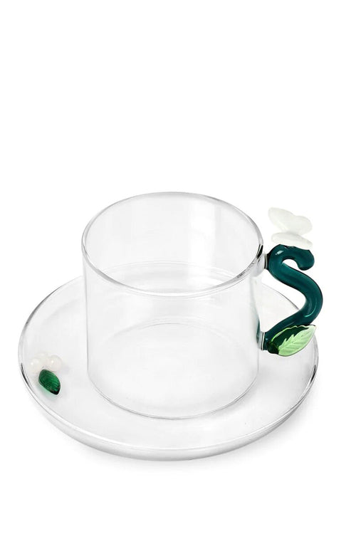 Fruit & Flowers Teacup & Saucer, 300ml
